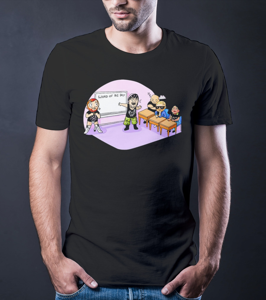 Word Of The Day Classroom With Professor Briscoe Vocab Lessons T-Shirt