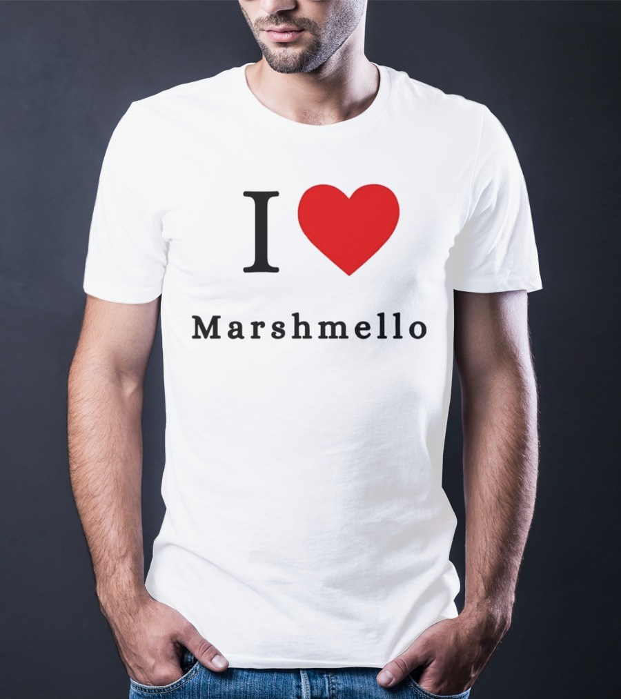 I ❤️ Marshmello T-Shirt