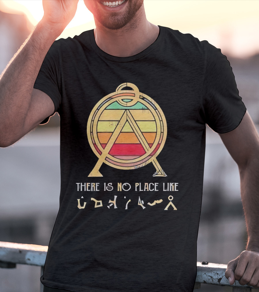 There Is No Place Like Vintage Stargate Inspired Retro Emblem T-Shirt