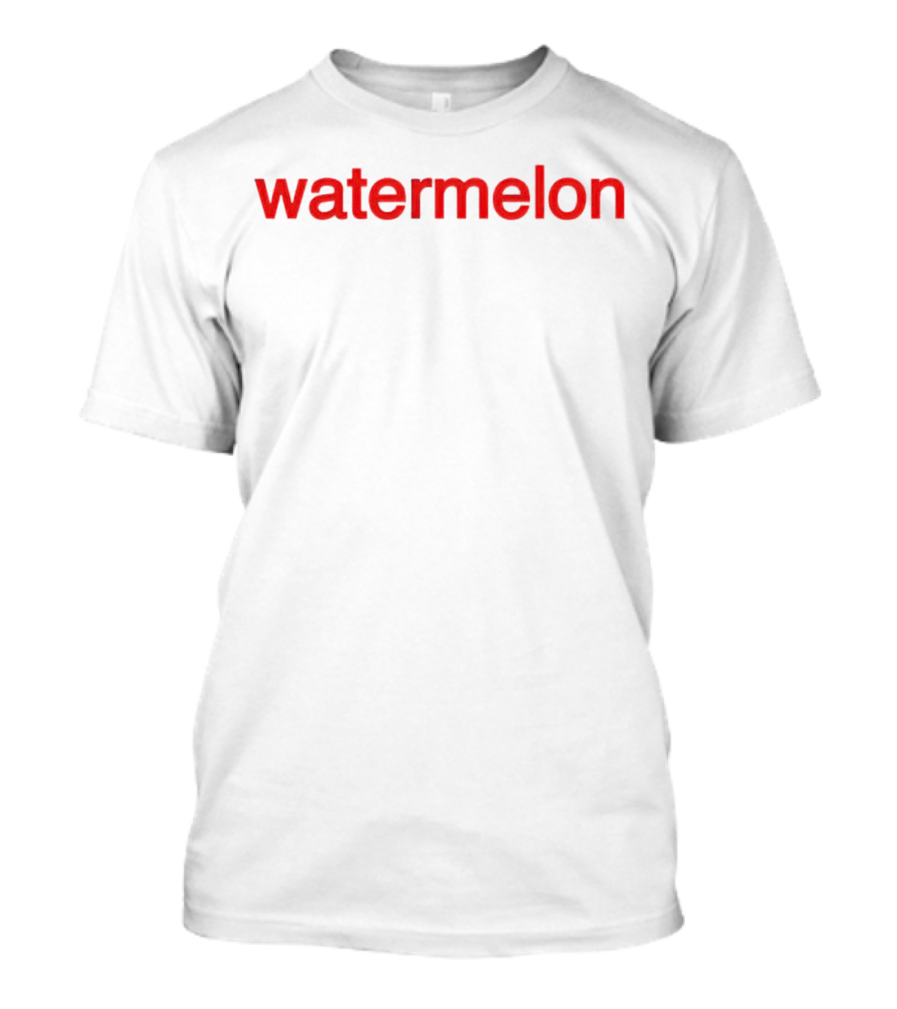 Calum Hood Watermelon Text Red T-Shirt