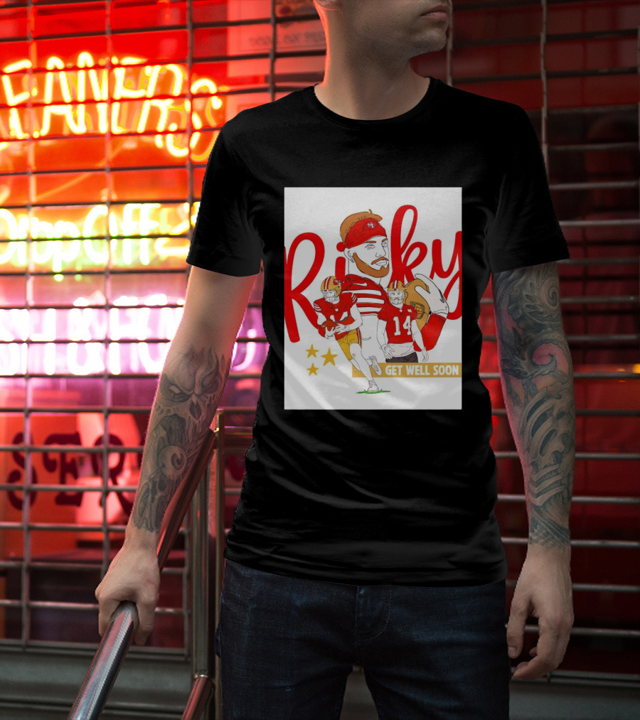 Ricky Pearsall San Francisco 49ers Get Well Soon Football T-Shirt
