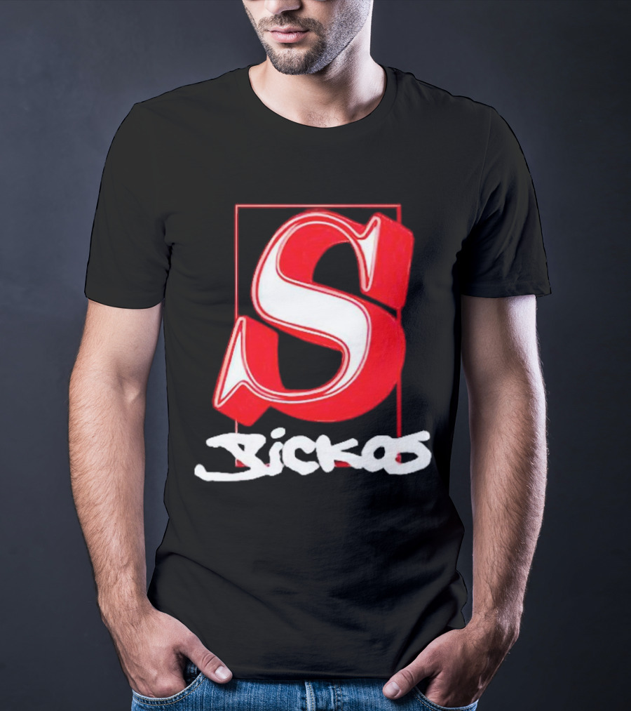 Sickos Serif Red S T-Shirt