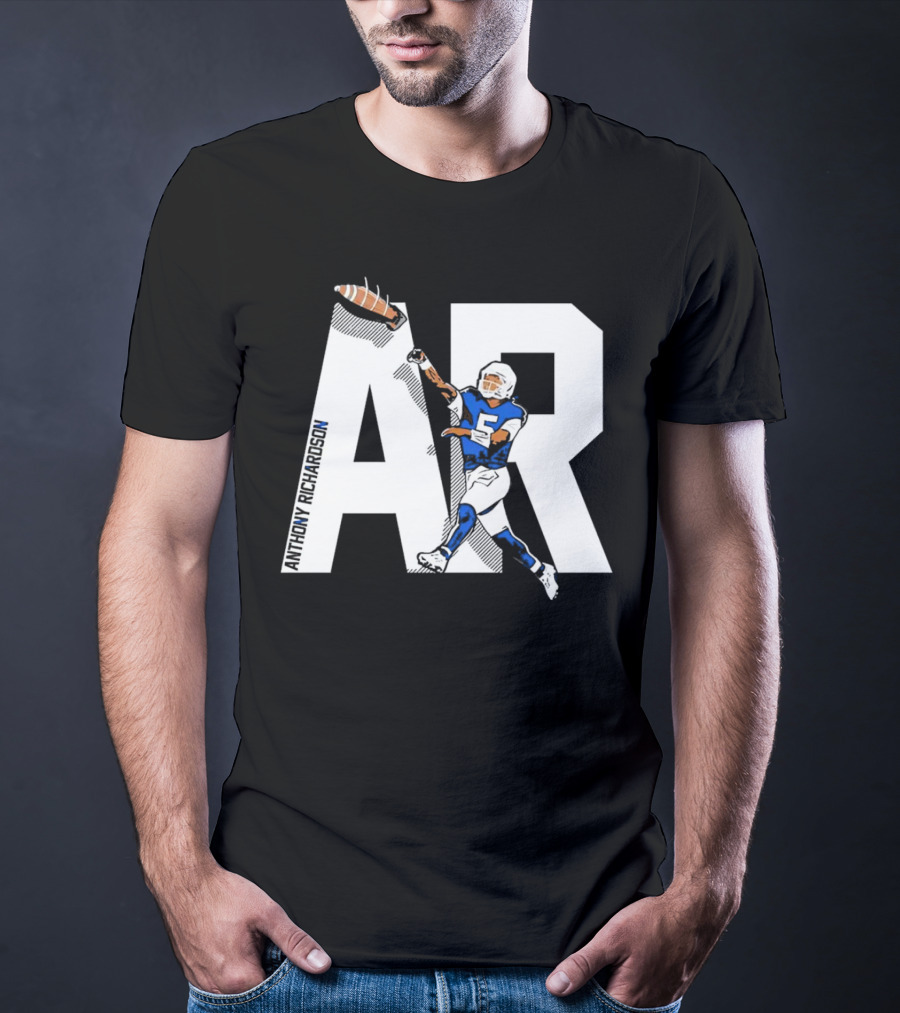 Anthony Richardson AR 5 Rocket Arm Football T-Shirt
