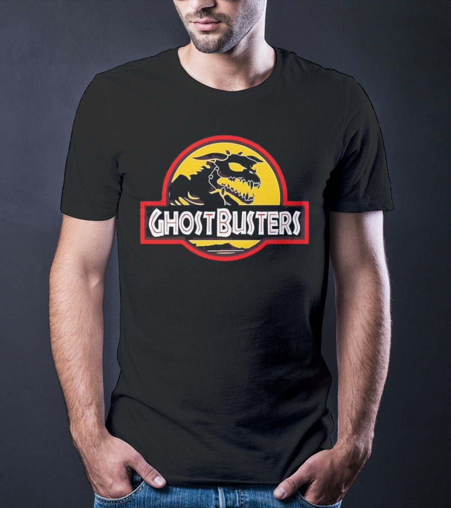 Ghost Busters Dinosaur Logo Jurassic Park T-Shirt