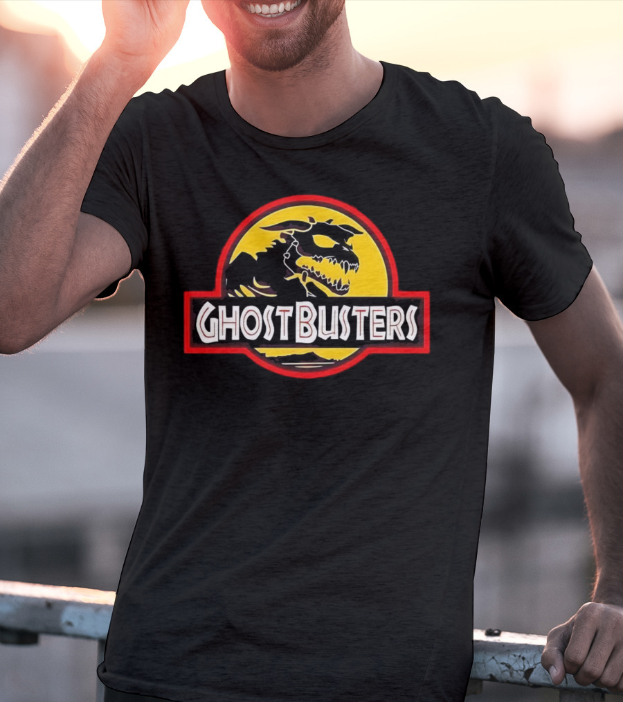Ghost Busters Dinosaur Logo Jurassic Park T-Shirt