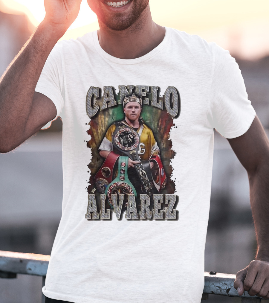 Canelo Alvarez Champion Boxing Titles Crown T-Shirt
