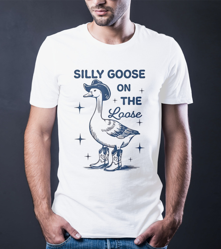 Silly Goose On The Loose Cowboy T-Shirt