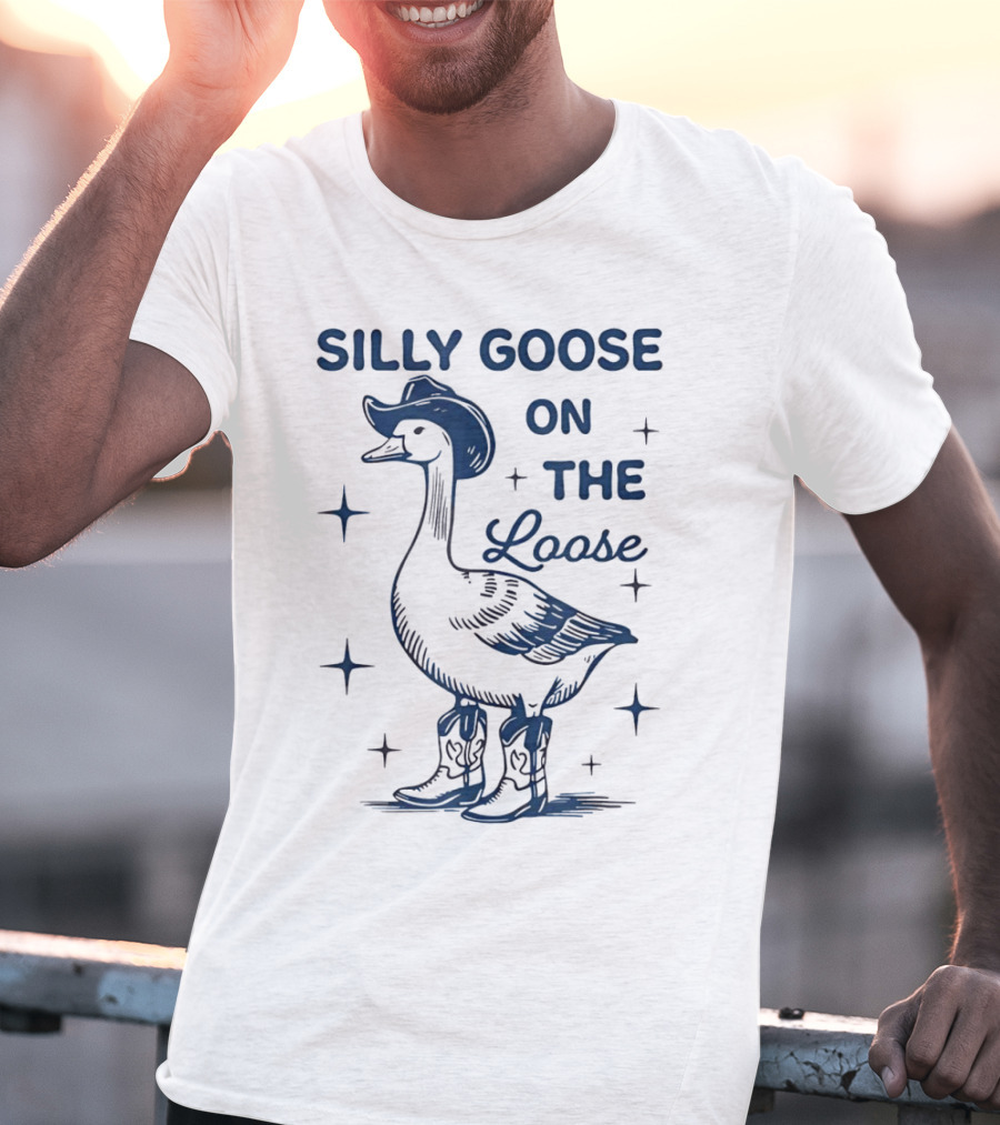 Silly Goose On The Loose Cowboy T-Shirt