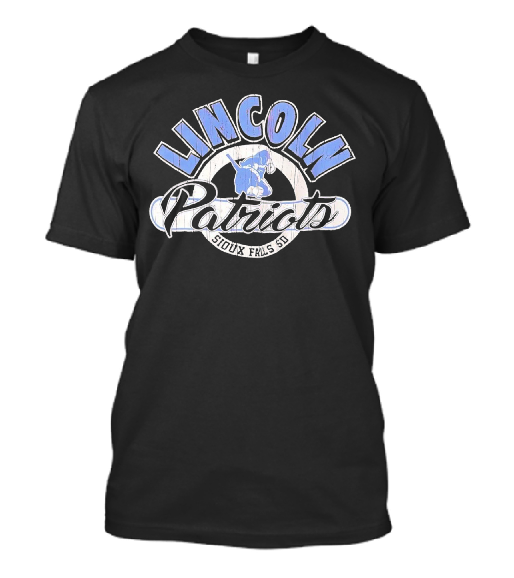 Lincoln Patriots Sioux Falls SD Vintage Football T-Shirt