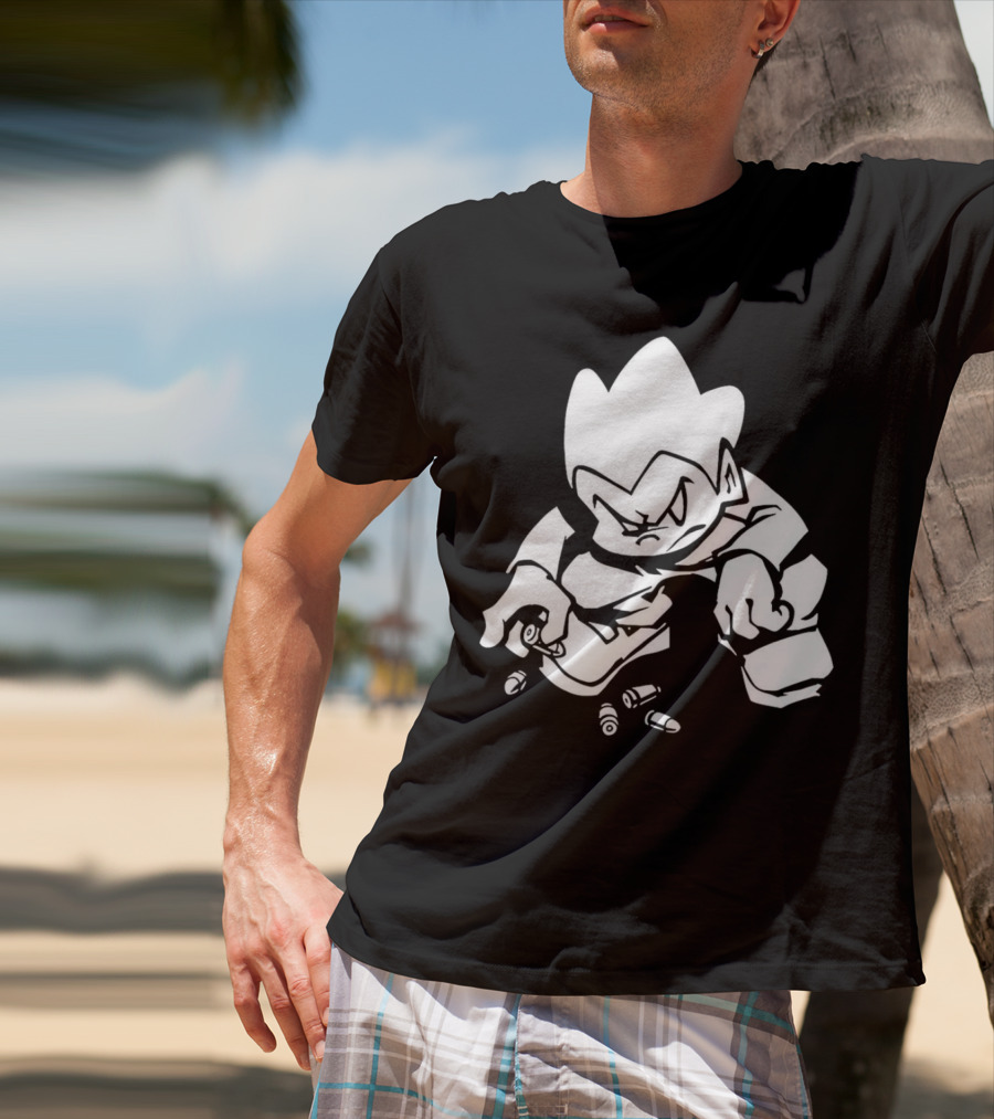 Friday Night Funkin’ Lowkey Pico Bullets Grim Expression T-Shirt