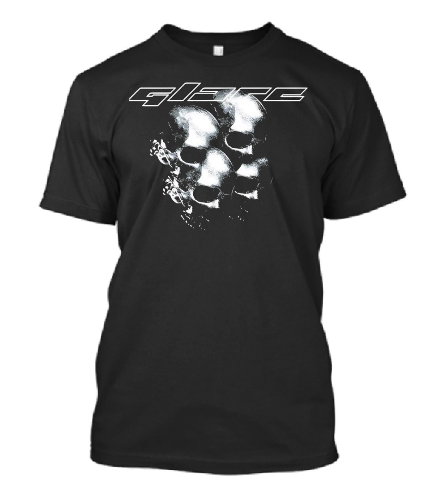 Glare Reflective Metallic Skulls T-Shirt