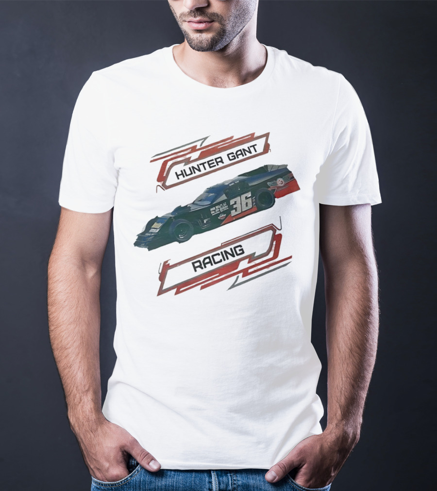 Hunter Gant Nascar Racing Car 36 T-Shirt