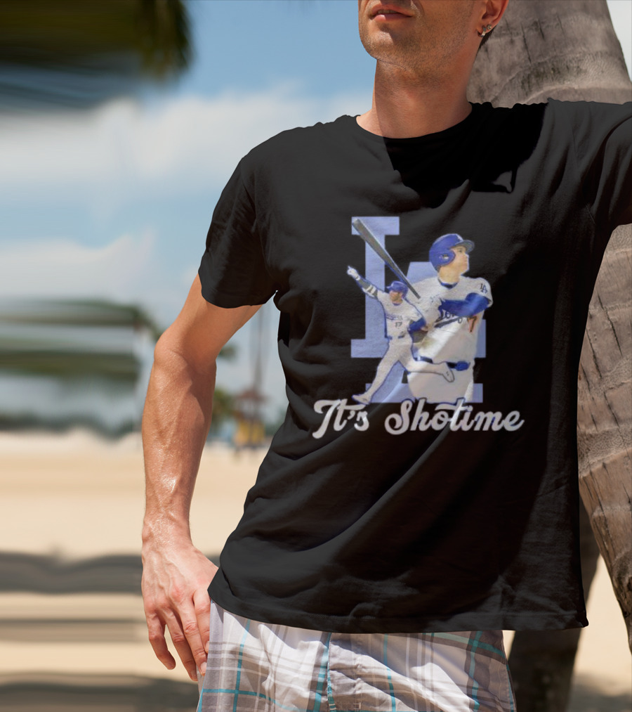 It's Shotime LA Shohei Ohtani Los Angeles Dodgers Baseball Player T-Shirt