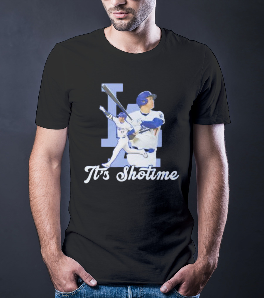 It's Shotime LA Shohei Ohtani Los Angeles Dodgers Baseball Player T-Shirt