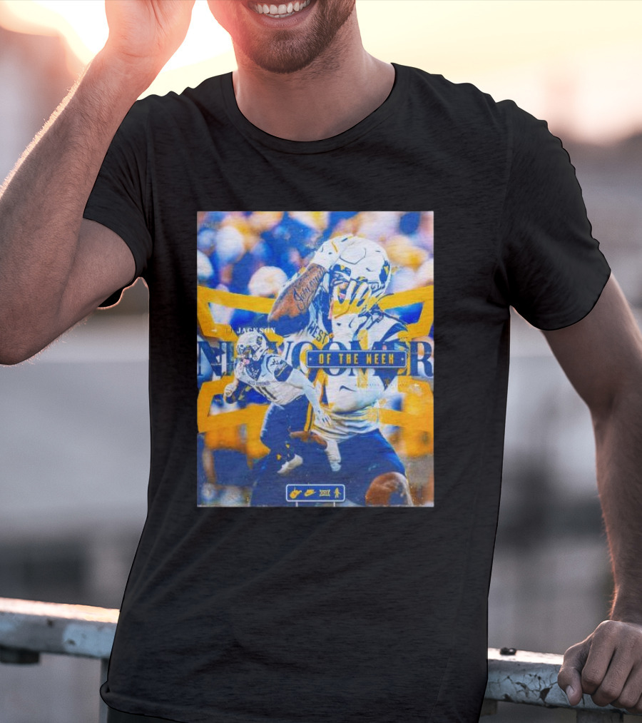 West Virginia Mountaineers TJ Jackson Player Of The Week T-Shirt