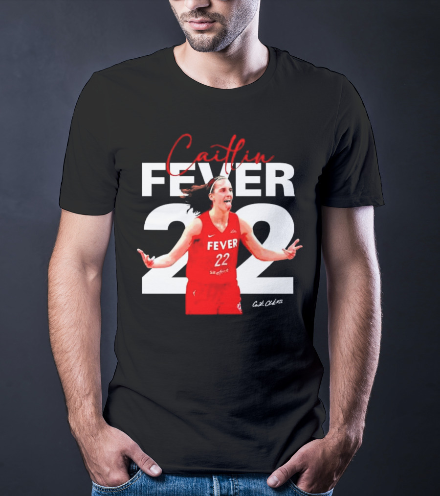 Caitlin Fever 22 Red Jersey SaeFere T-Shirt