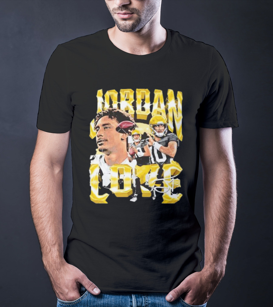 Jordan Love Green Bay Packers Vintage Signature Image T-Shirt