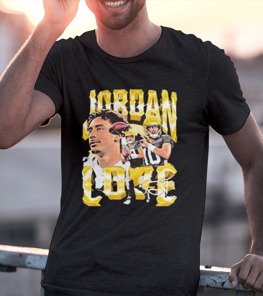 Jordan Love Green Bay Packers Vintage Signature Image T-Shirt