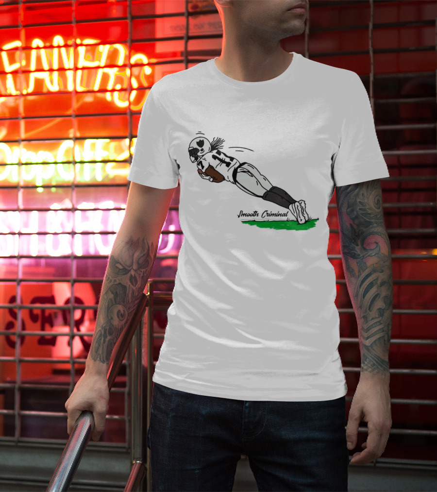 Smooth Criminal Davante Adams Las Vegas Raiders Leap NFL Football T-Shirt