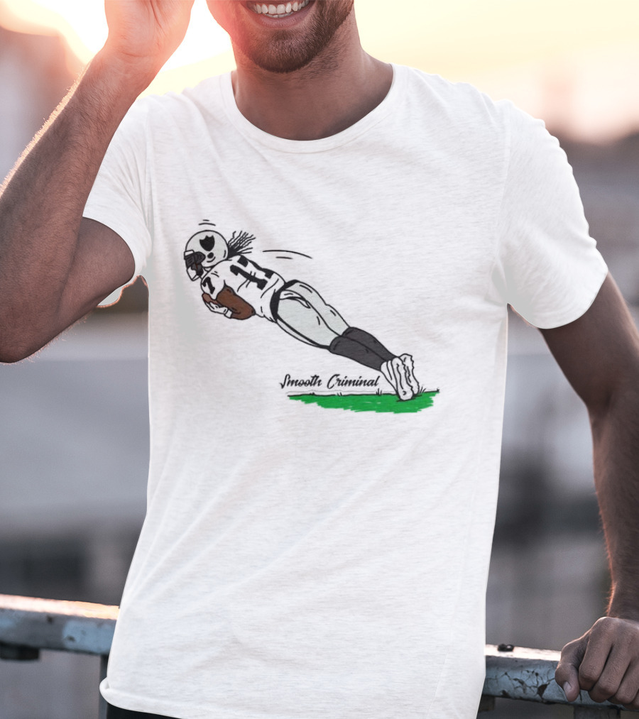 Smooth Criminal Davante Adams Las Vegas Raiders Leap NFL Football T-Shirt