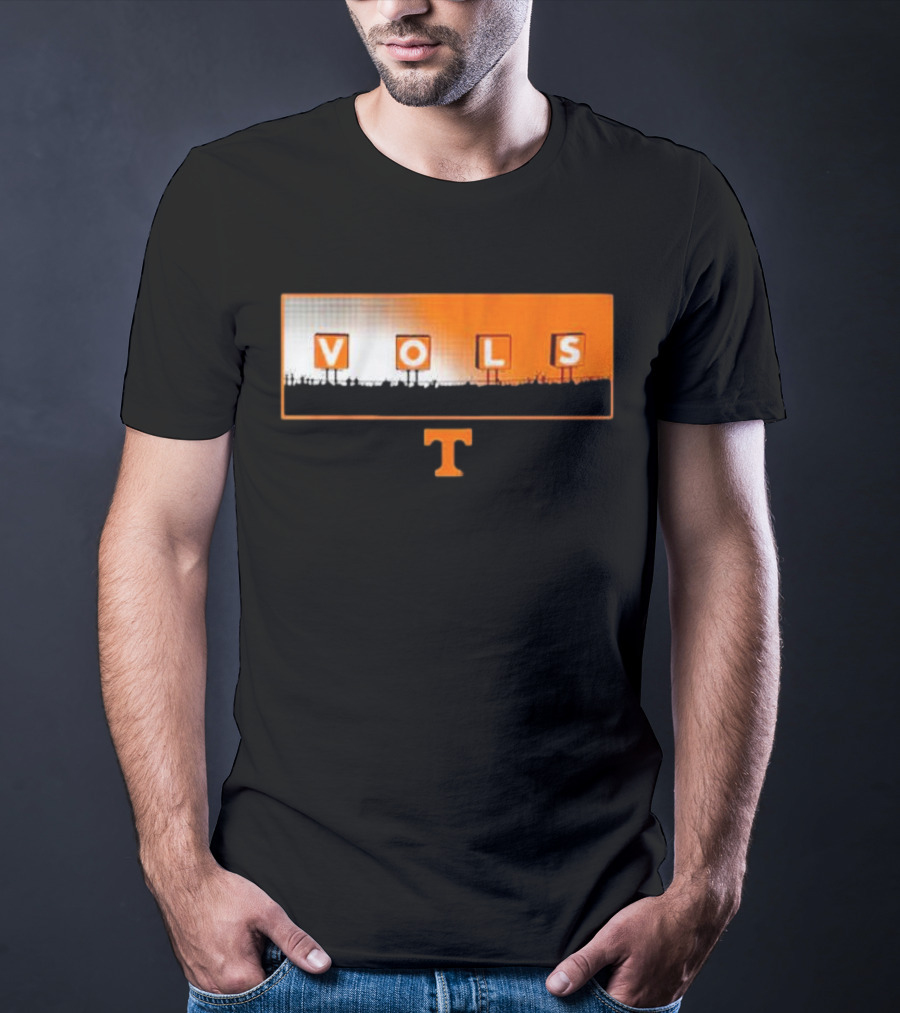 VOLS Tennessee Volunteers Stadium Iconic T Emblem T-Shirt