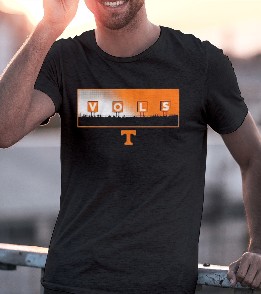 VOLS Tennessee Volunteers Stadium Iconic T Emblem T-Shirt