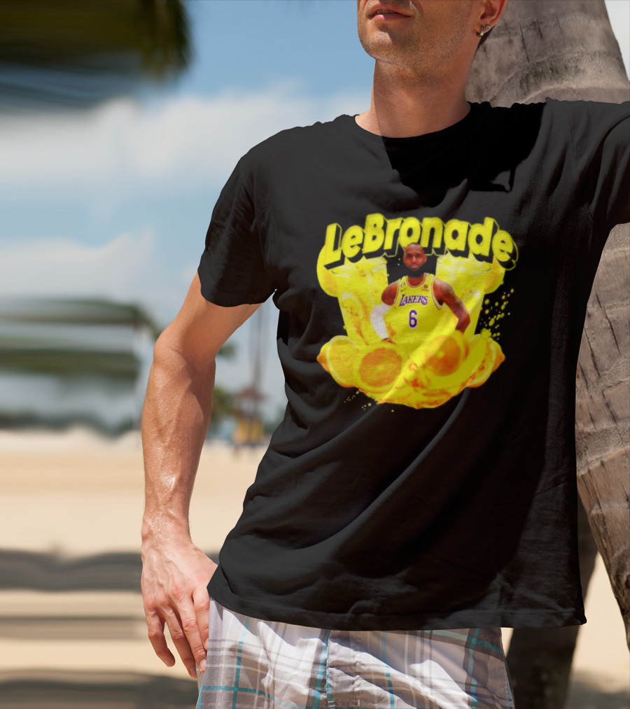 LeBronade LeBron James Los Angeles Lakers 6 Lemon Explosion T-Shirt