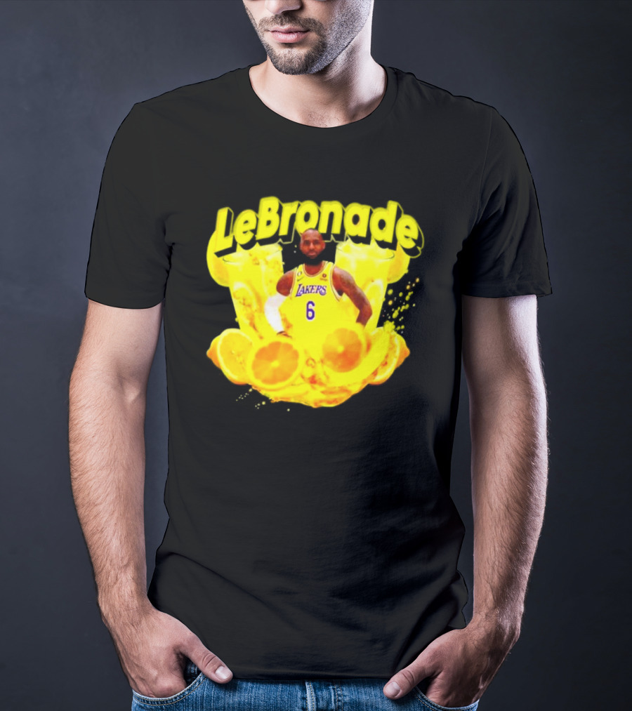 LeBronade LeBron James Los Angeles Lakers 6 Lemon Explosion T-Shirt