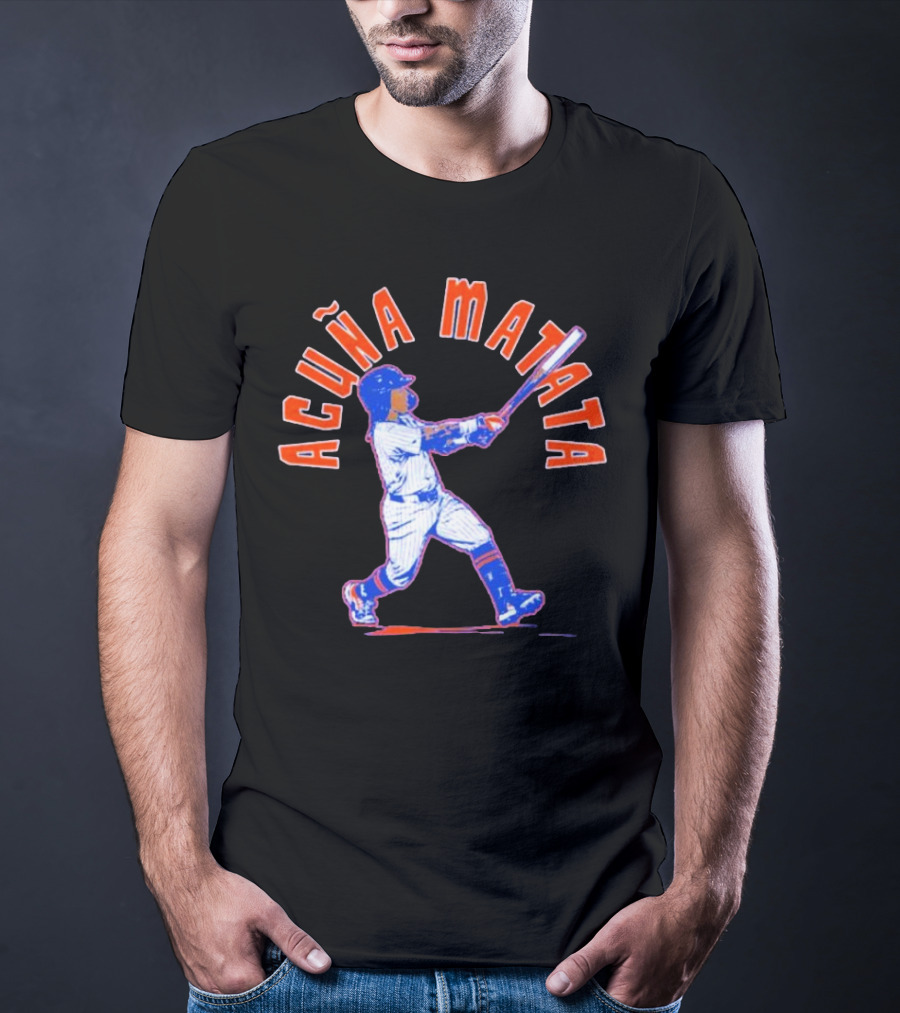 Acuna Matata Baseball Swing New York Mets T-Shirt