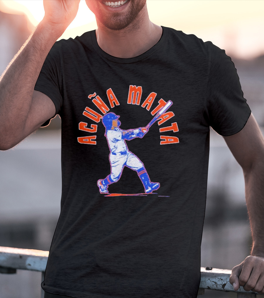 Acuna Matata Baseball Swing New York Mets T-Shirt