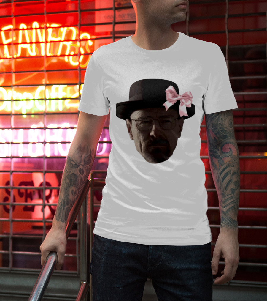 Pink Bow Walter White Heisenberg Breaking Bad T-Shirt