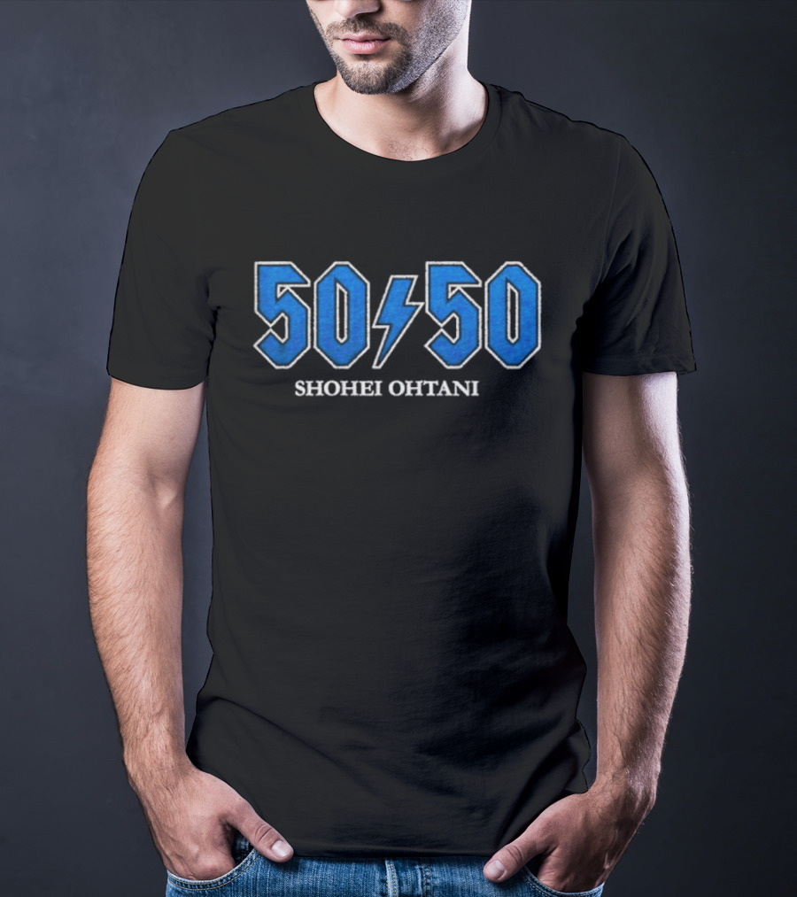 Shohei Ohtani 50 50 Lightning T-Shirt