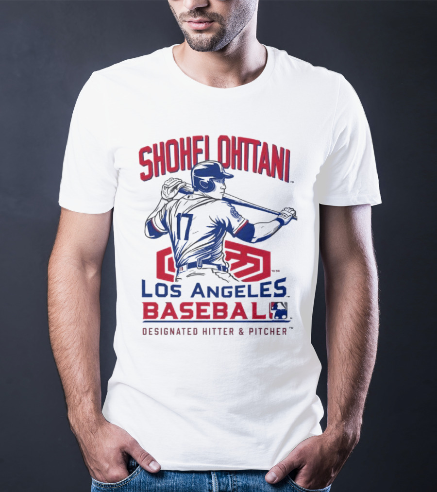 Shohei Ohtani Los Angeles Baseball Designated Hitter And Pitcher T-Shirt