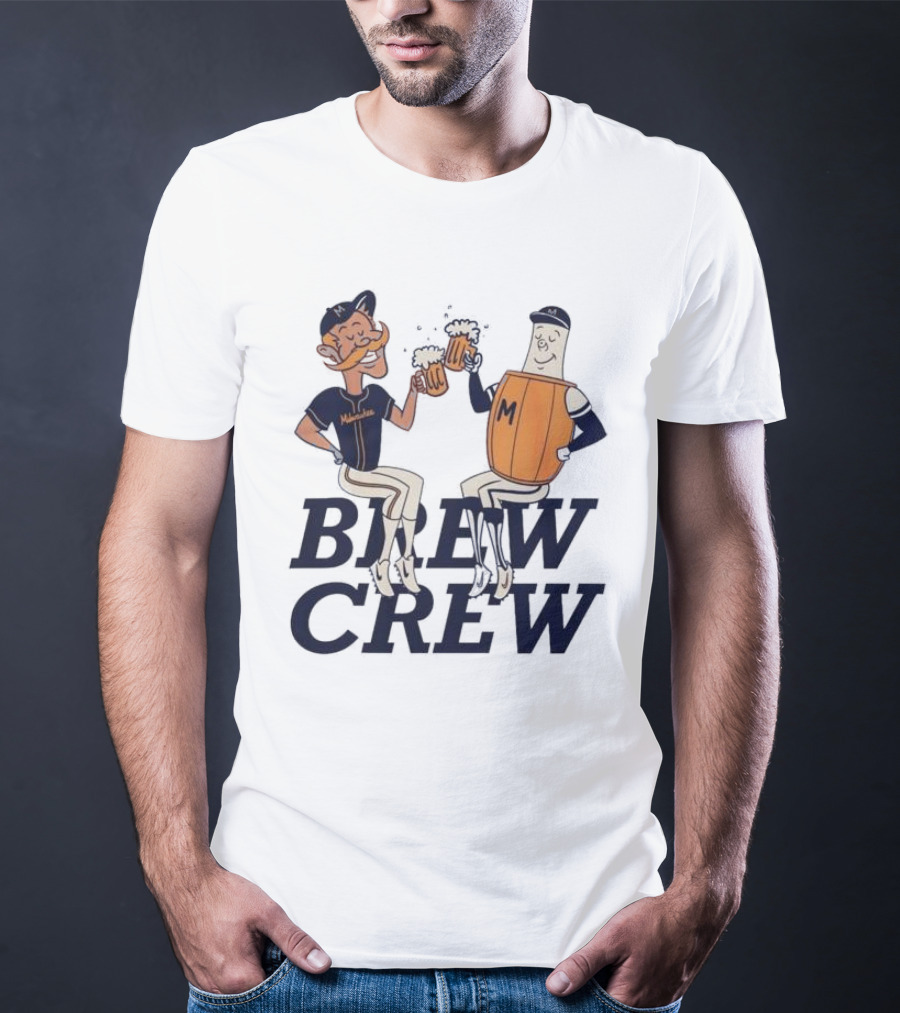 Milwaukee Brew Crew Drinking Mascots T-Shirt