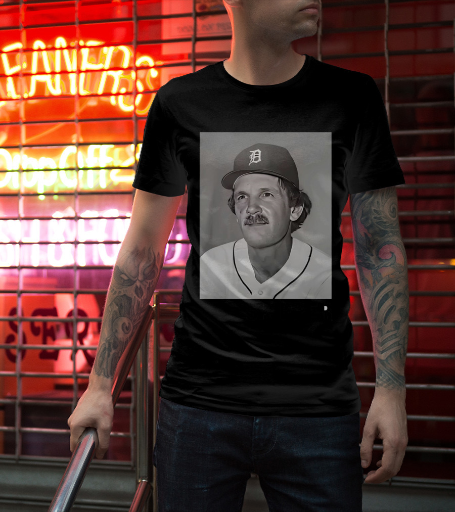 Baseball Legend Jim Leyland The Skipper In Classic Detroit T-Shirt