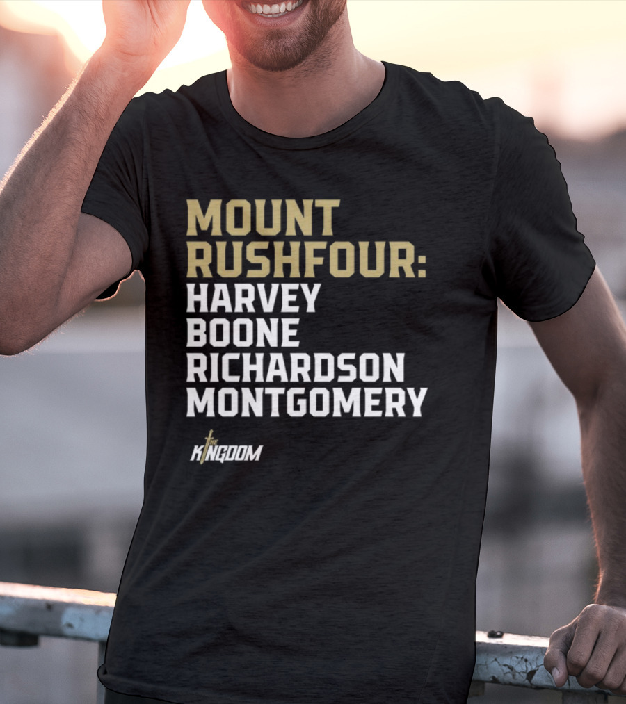 Mount Rushfour Harvey Boone Richardson Montgomery The Kingdom T-Shirt