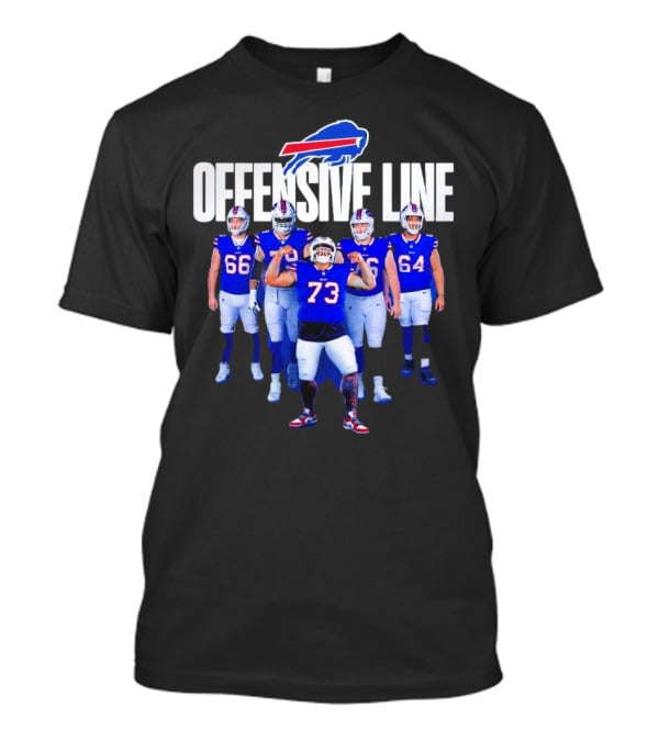 Buffalo Bills Offensive Line Love For The Big Team Spirit T-Shirt