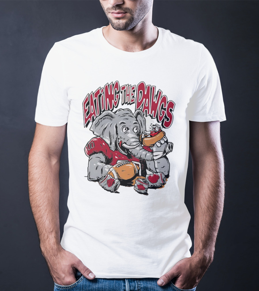 Alabama Crimson Tide Eating The Dawgs Defeat Georgia Bulldogs T-Shirt