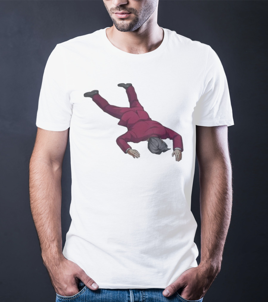 Ace Attorney Investigations Collection Miles Edgeworth Faceplant Pose T-Shirt