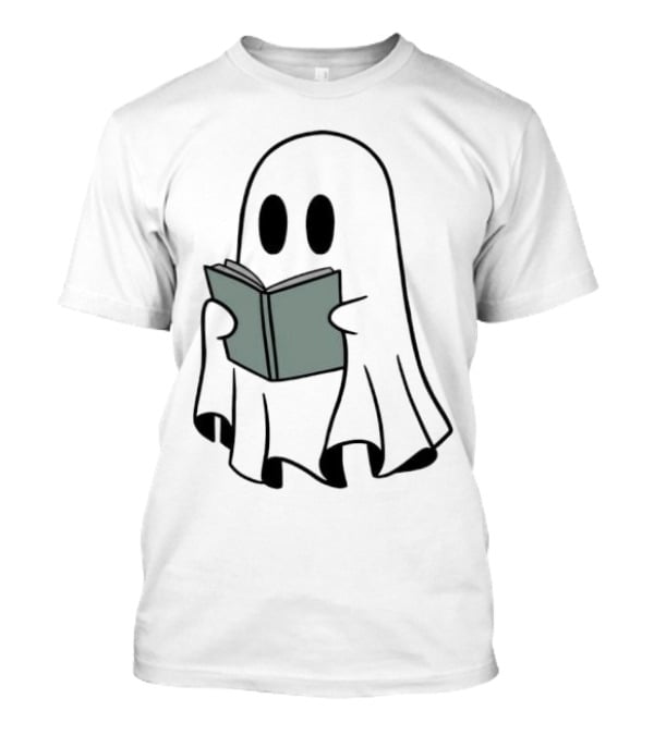 Fantôme Ghost Reading Book T-Shirt