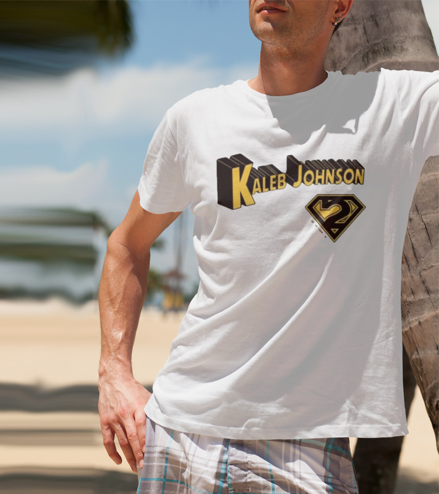 Kaleb Johnson Superman Style Logo Retro T-Shirt