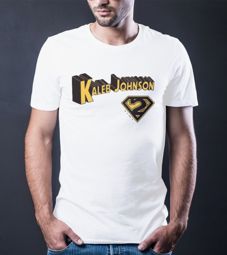 Kaleb Johnson Superman Style Logo Retro T-Shirt