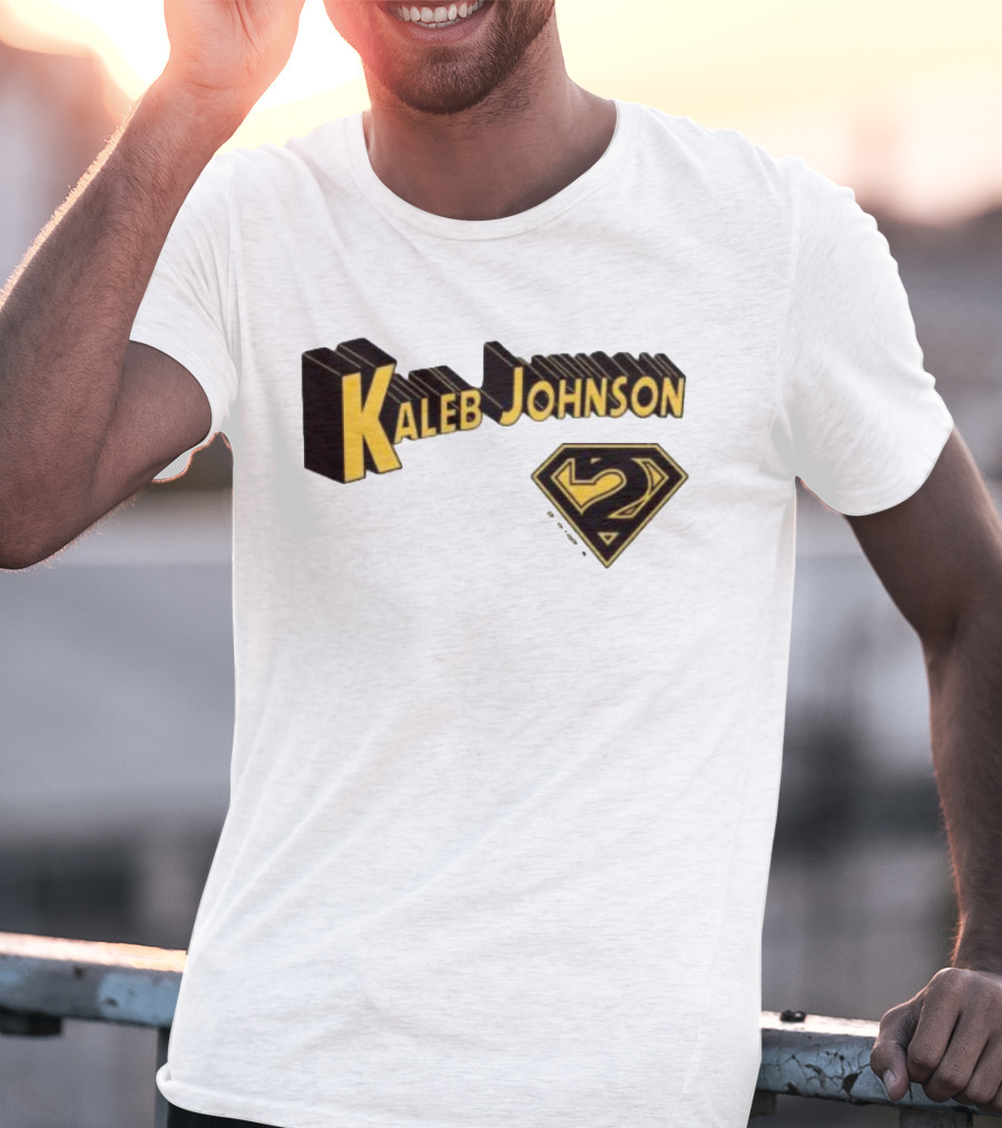 Kaleb Johnson Superman Style Logo Retro T-Shirt