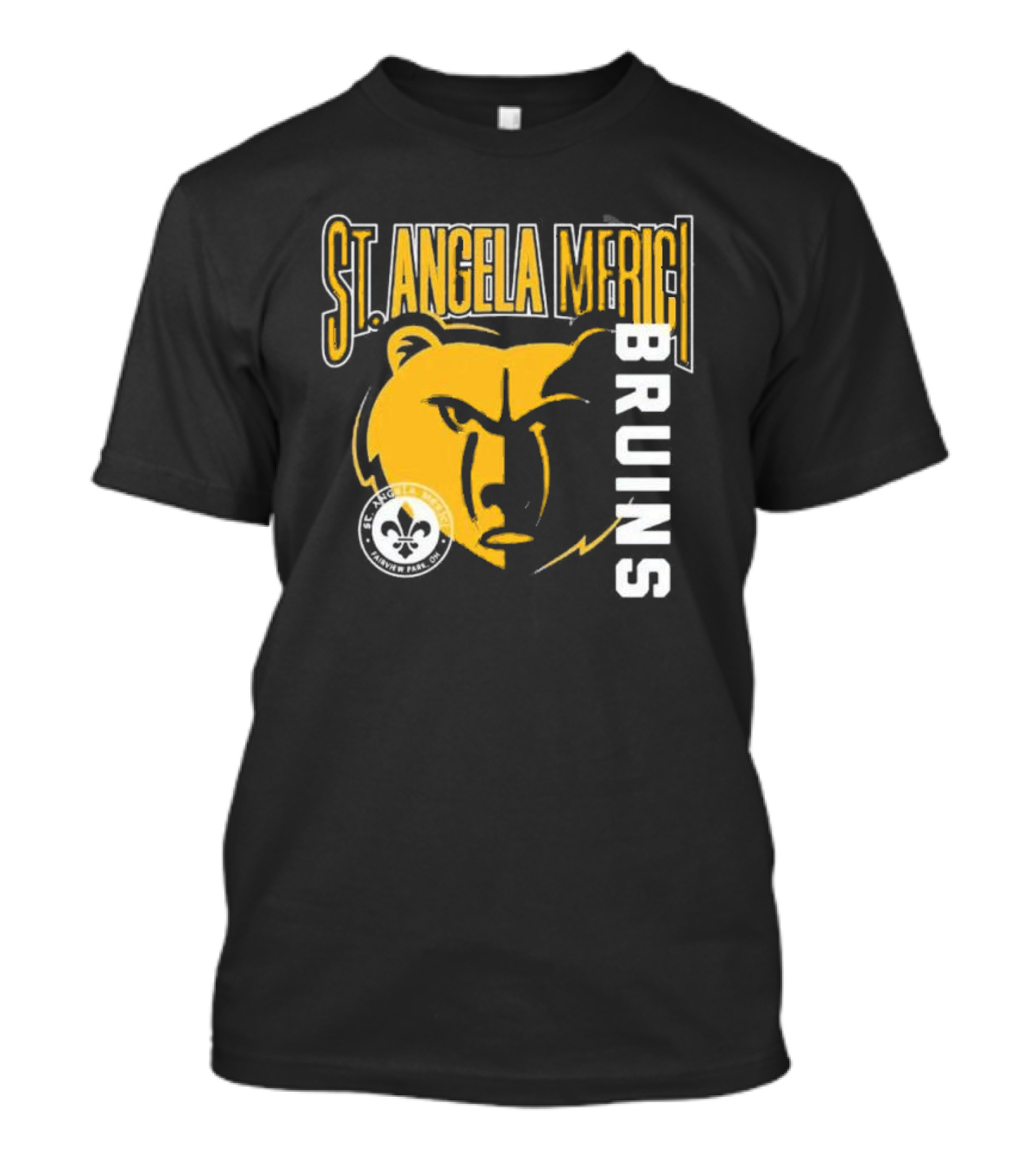 St. Angela Merici Bruins Bear Logo Normandy Park Ohio T-Shirt
