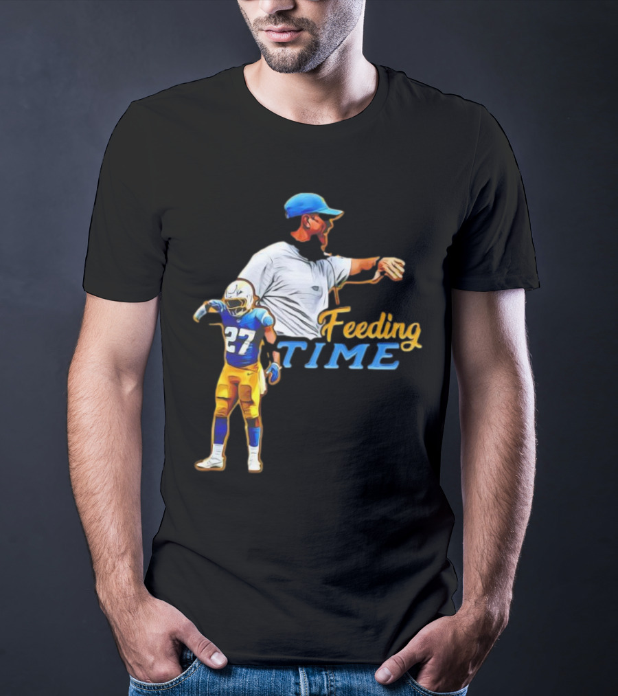 Feeding Time 27 Football Player T-Shirt