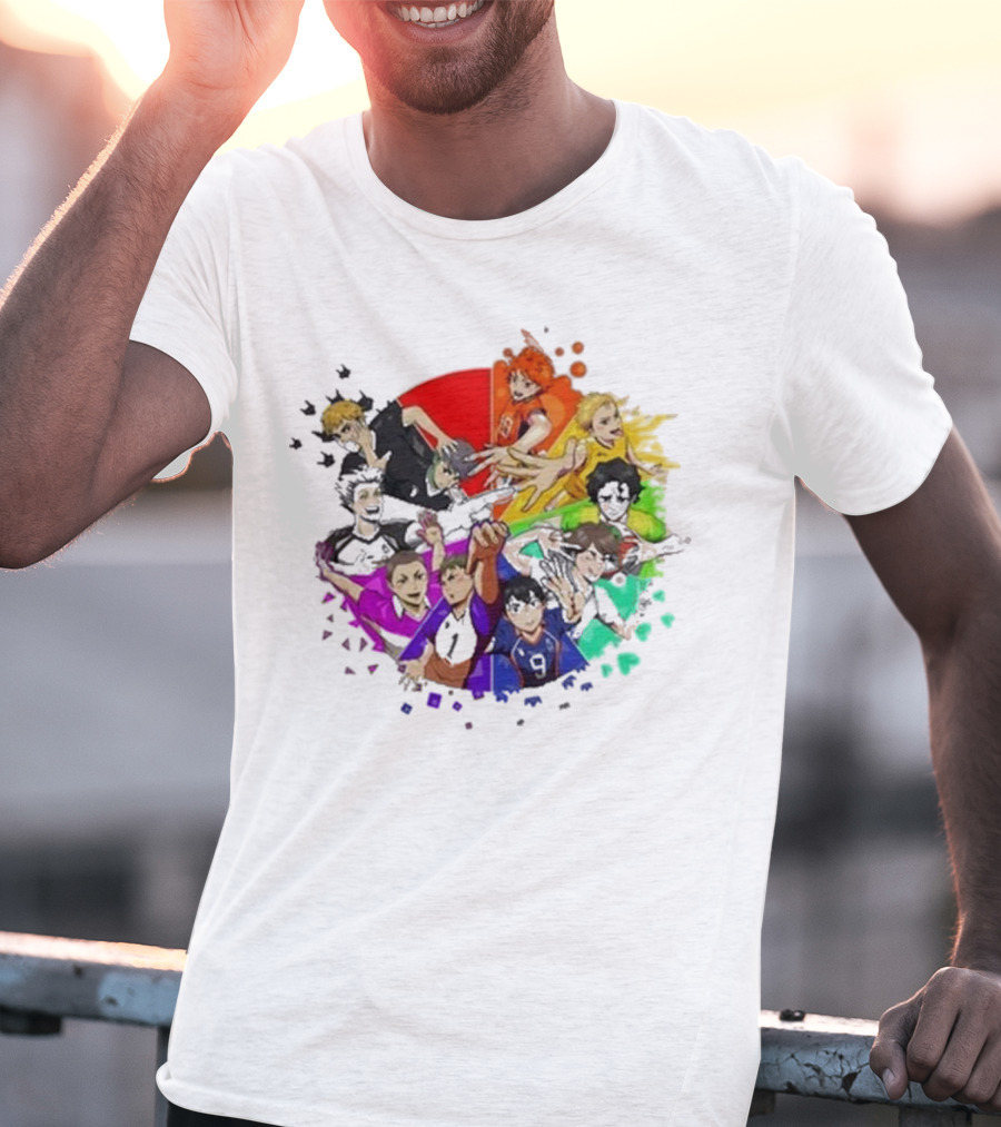 Haikyuu Happy Birthday To The Miya Twins Volleyball Team T-Shirt