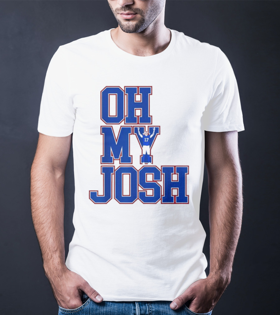 Oh My Josh Buffalo Bills Josh Allen Number 17 Football Player T-Shirt