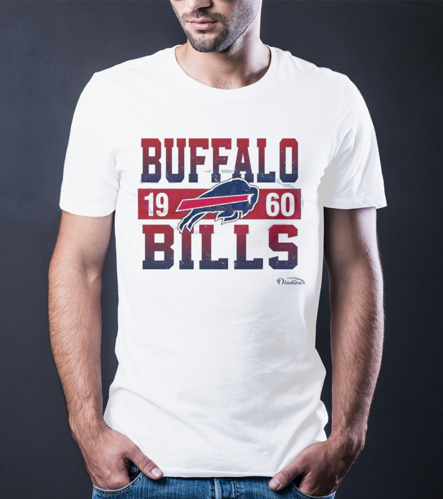 Buffalo Bills 1960 Retro Vintage Football Logo New Era T-Shirt