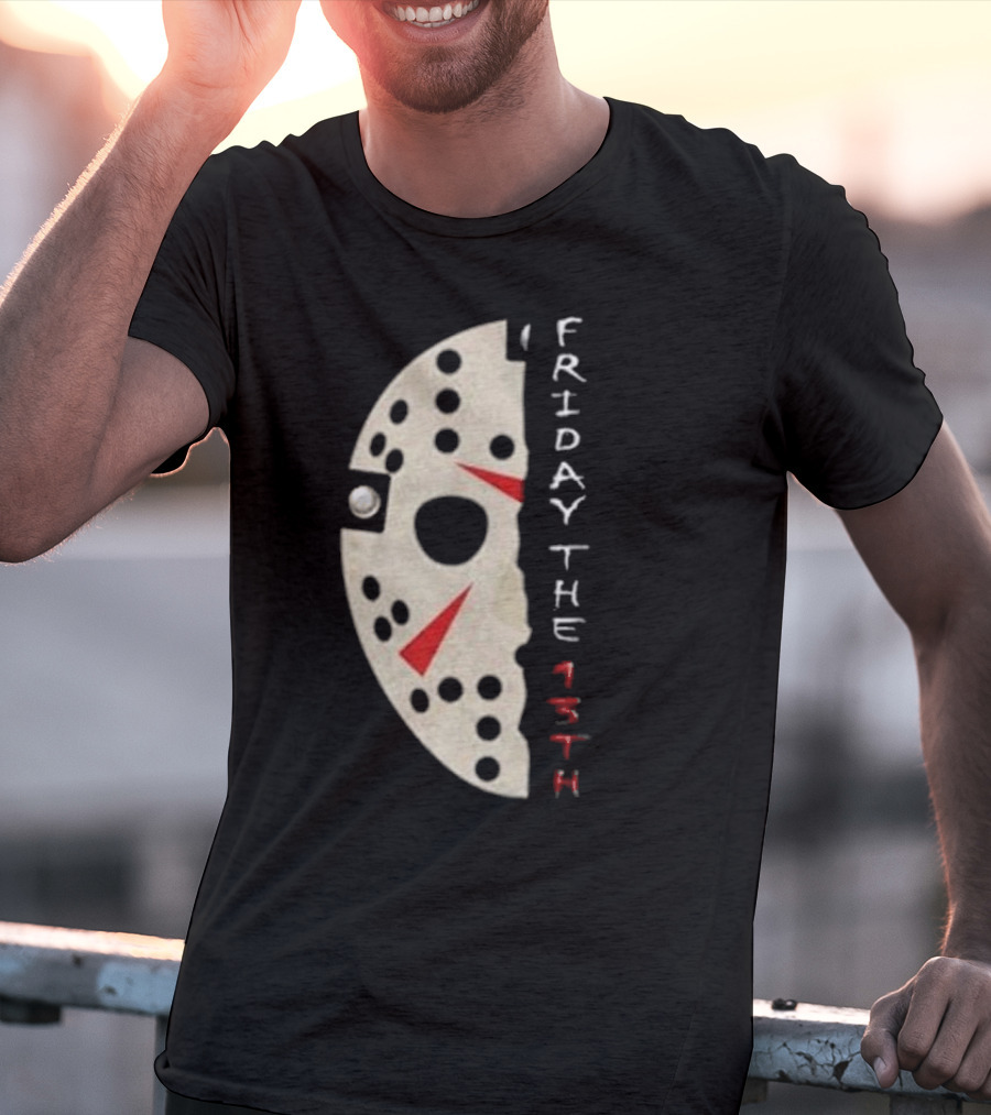 Jason Voorhees Mask Friday The 13th Vintage T-Shirt