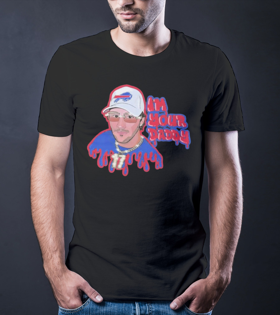 Josh Allen Buffalo Bills I’m Your Daddy JA17 Iconic Sports Look T-Shirt